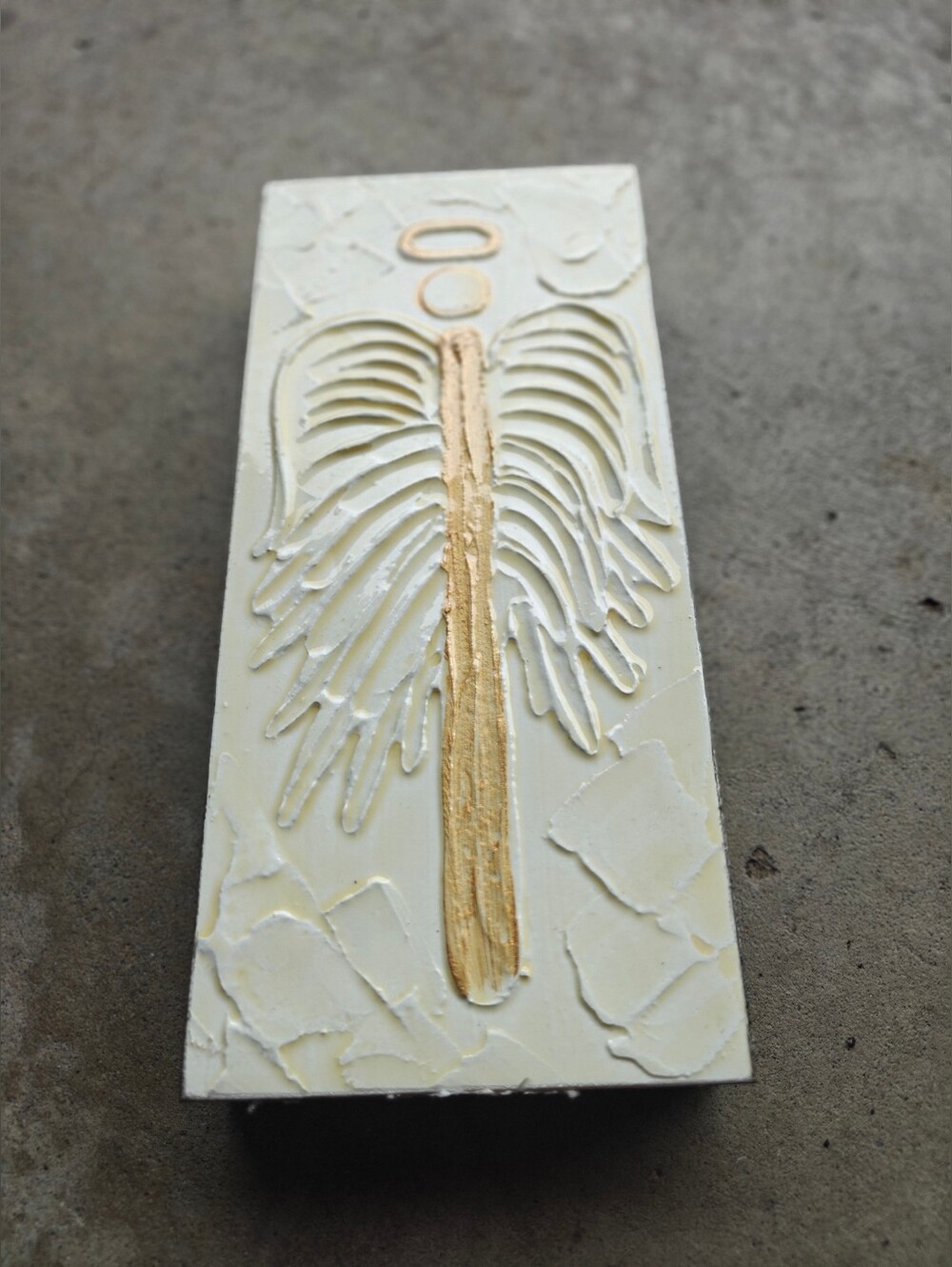 Mud Pie Tall Angel Plaque Christmas Remembrance Decor